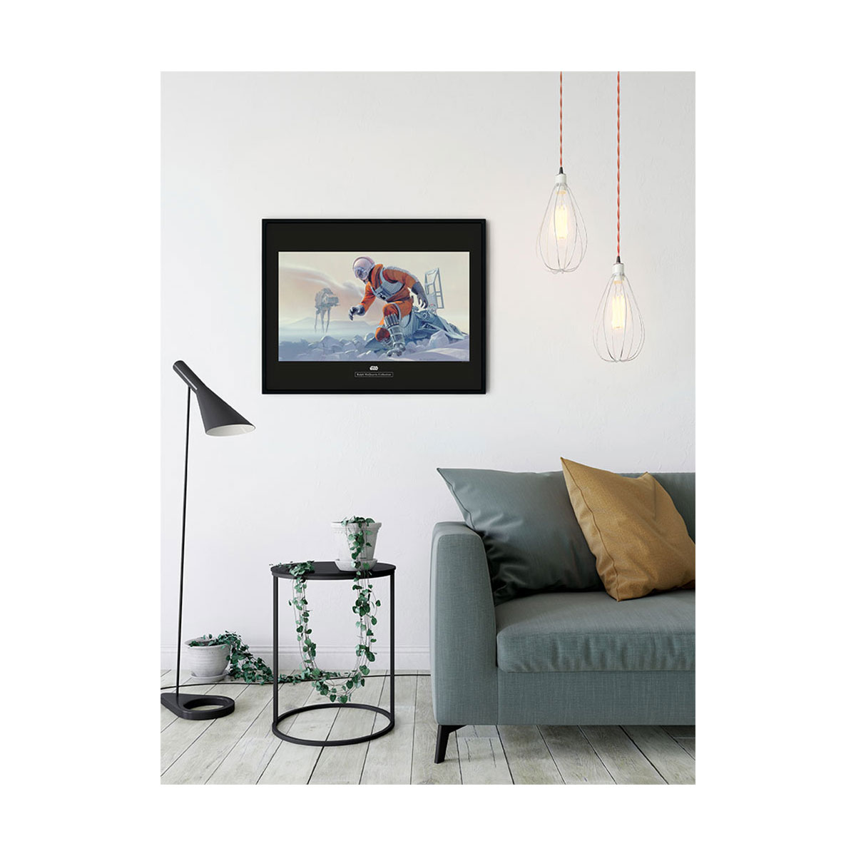 Komar  Wandbild Star Wars Classic Hoth Battle Pilot 50x40 cm Bild 4