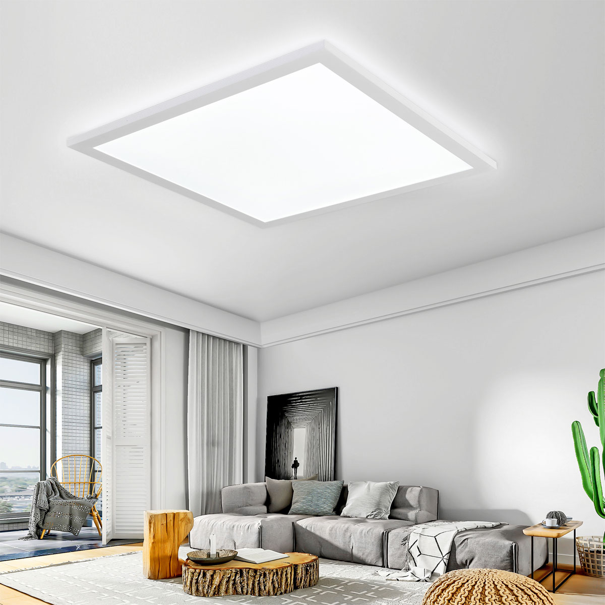 Flector Smartes LED-Panel Connect weiß 45 x 45 x 5 cm Bild 4