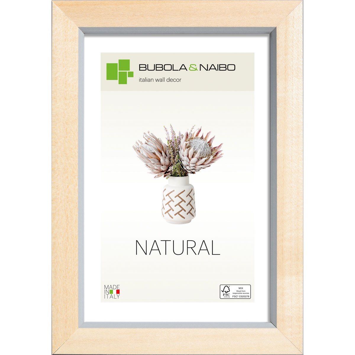 Holzrahmen CARINA 10 x 15 cm Grau