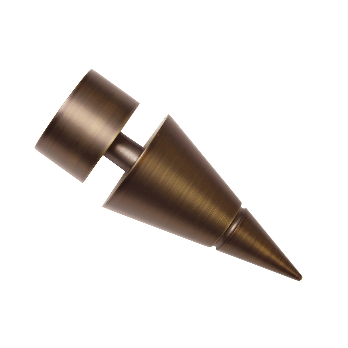 Gardinia Endstück Kegel für Windsor  Durchmesser 25 mm bronze