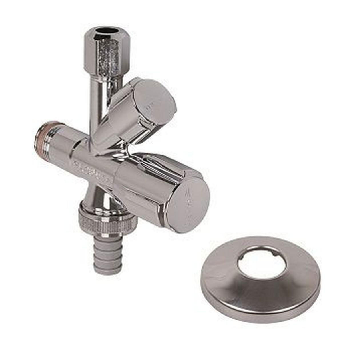 Schell  Geräteanschluss-Eckventil 3/4" x 10 mm verchromt