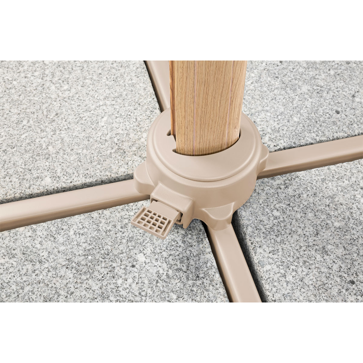 Schneider Schirme Ampelschirm Rhodos Twist Loft grün ca 300 x 300 cm Bild 4