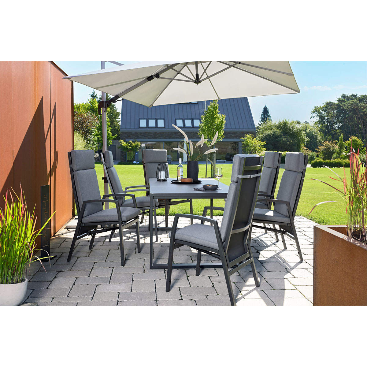 Haveson Ampelschirm Catania Square 270 x 270 cm Bild 10