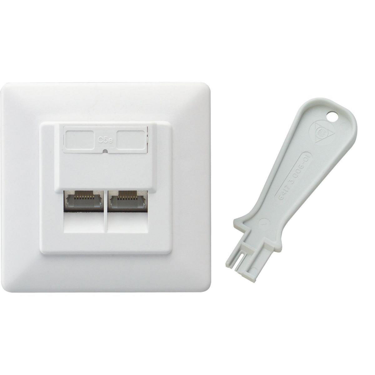 Schwaiger CAT6-Netzwerk-Anschlussdose