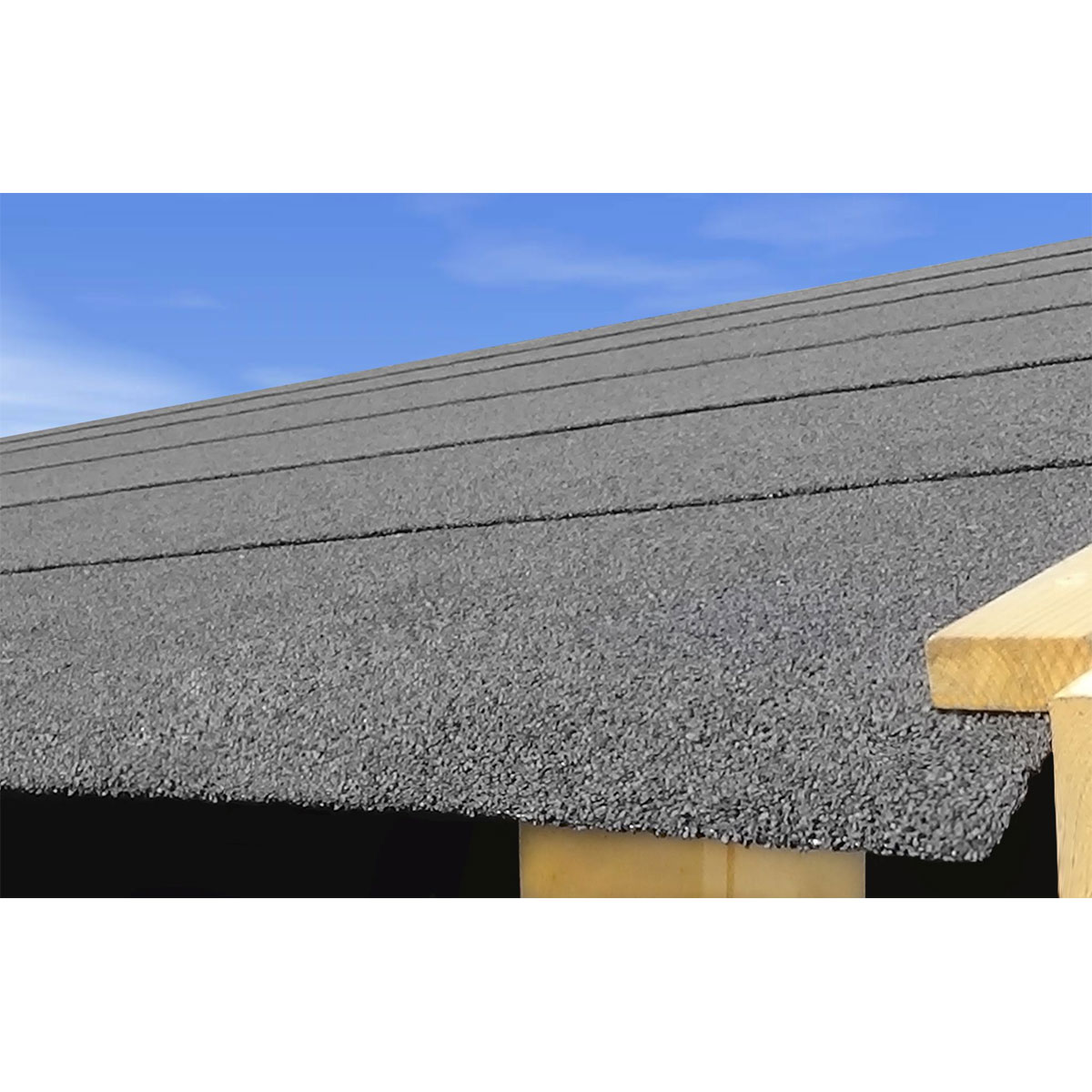 Karibu Bitumendachbahn selbstklebend schwarz Bild 2