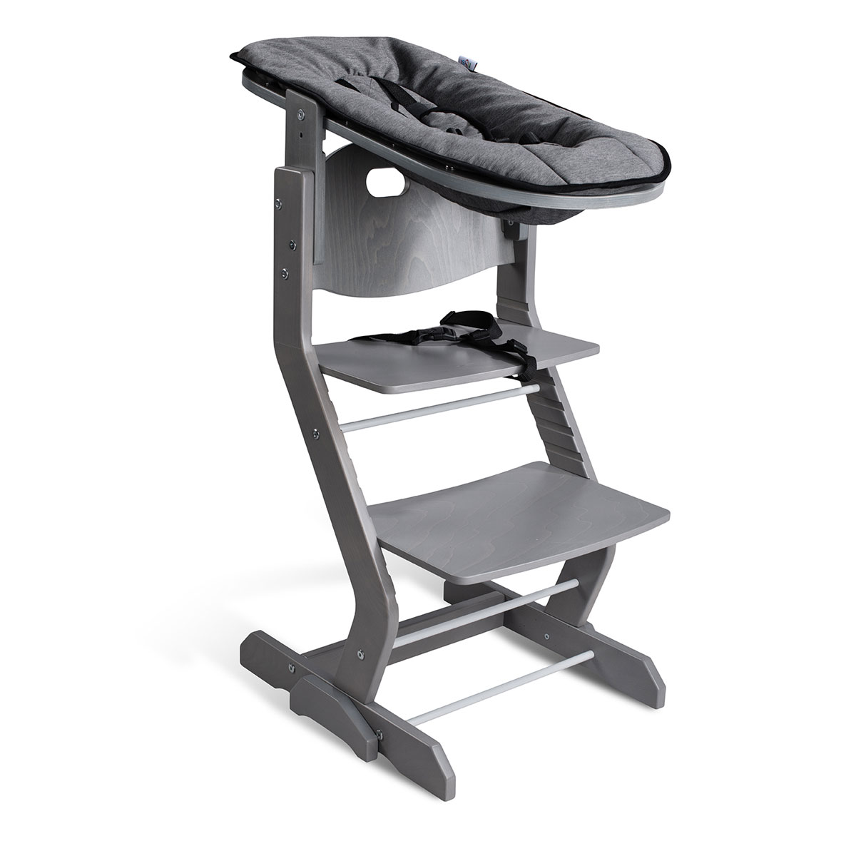 tiSsi Babyaufsatz für Hochstuhl, grau-anthrazit Bild 5