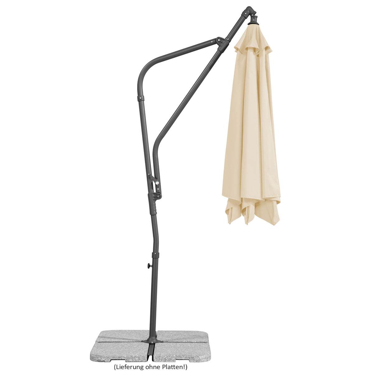 Schneider Schirme Sonnenschirm Genua Durchmesser 300 cm natur Bild 6