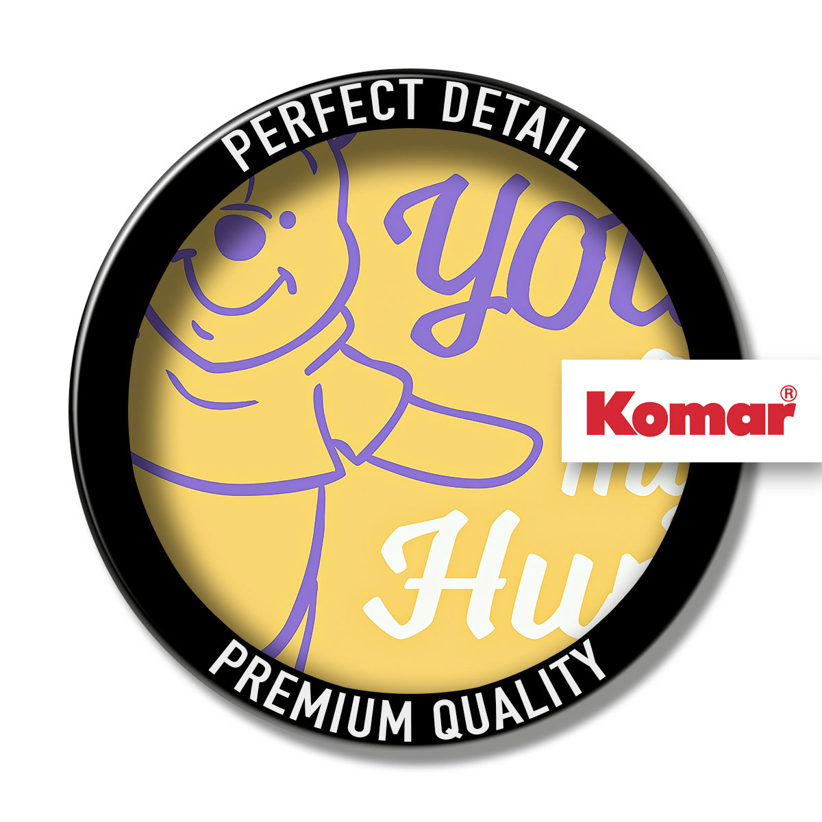 Komar  Selbstklebende Vlies Fototapete rund Winnie the Pooh My Hunny Durchmesser 125 cm Bild 4