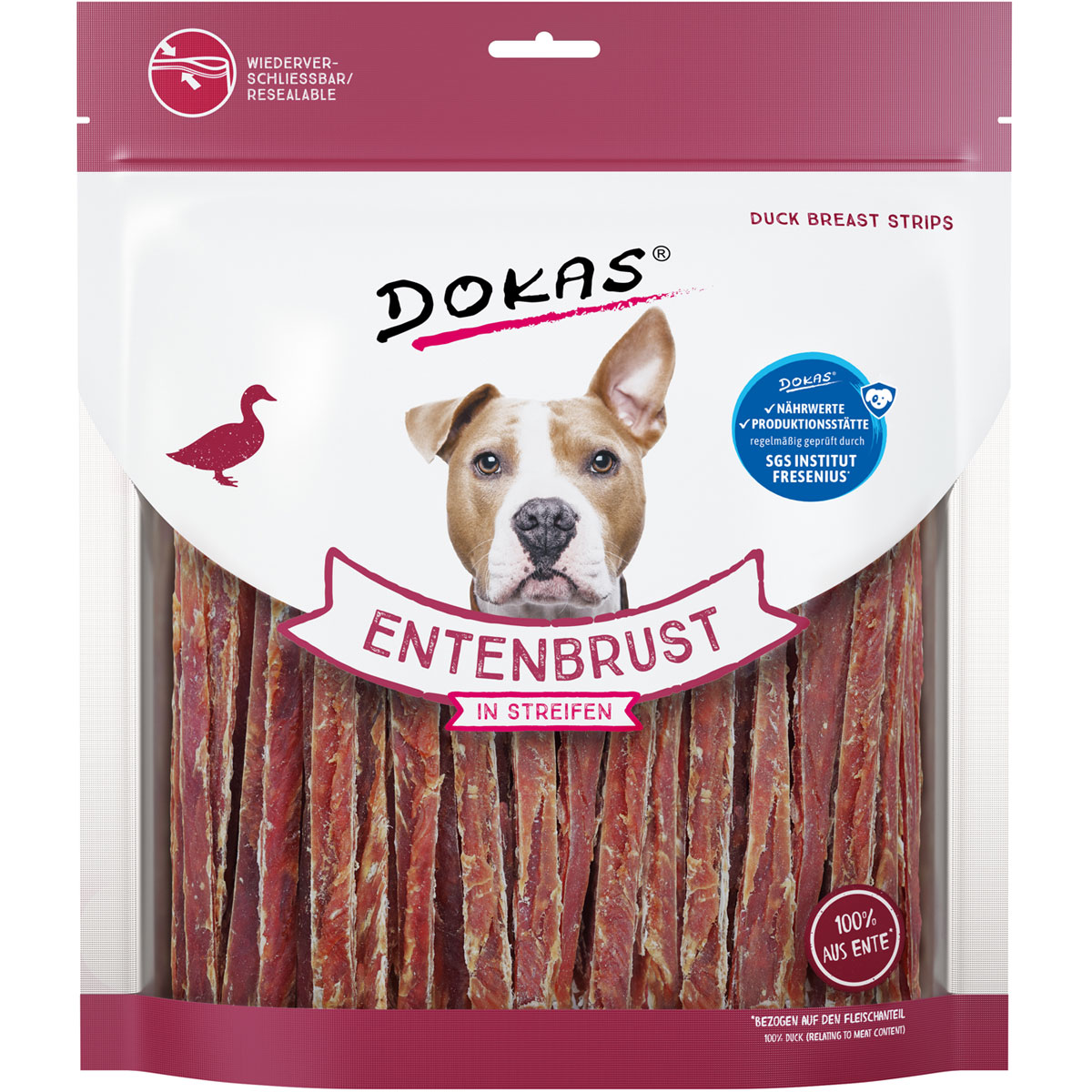 Dokas  Snack Entenbrust in Streifen 500g