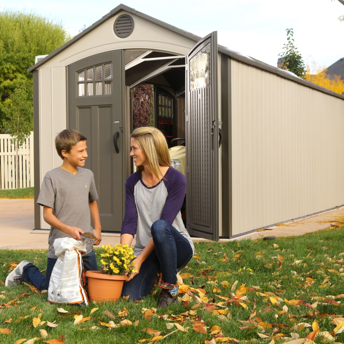 Lifetime Gerätehaus Makro 243,84x609,6x243,84 cm Bild 3