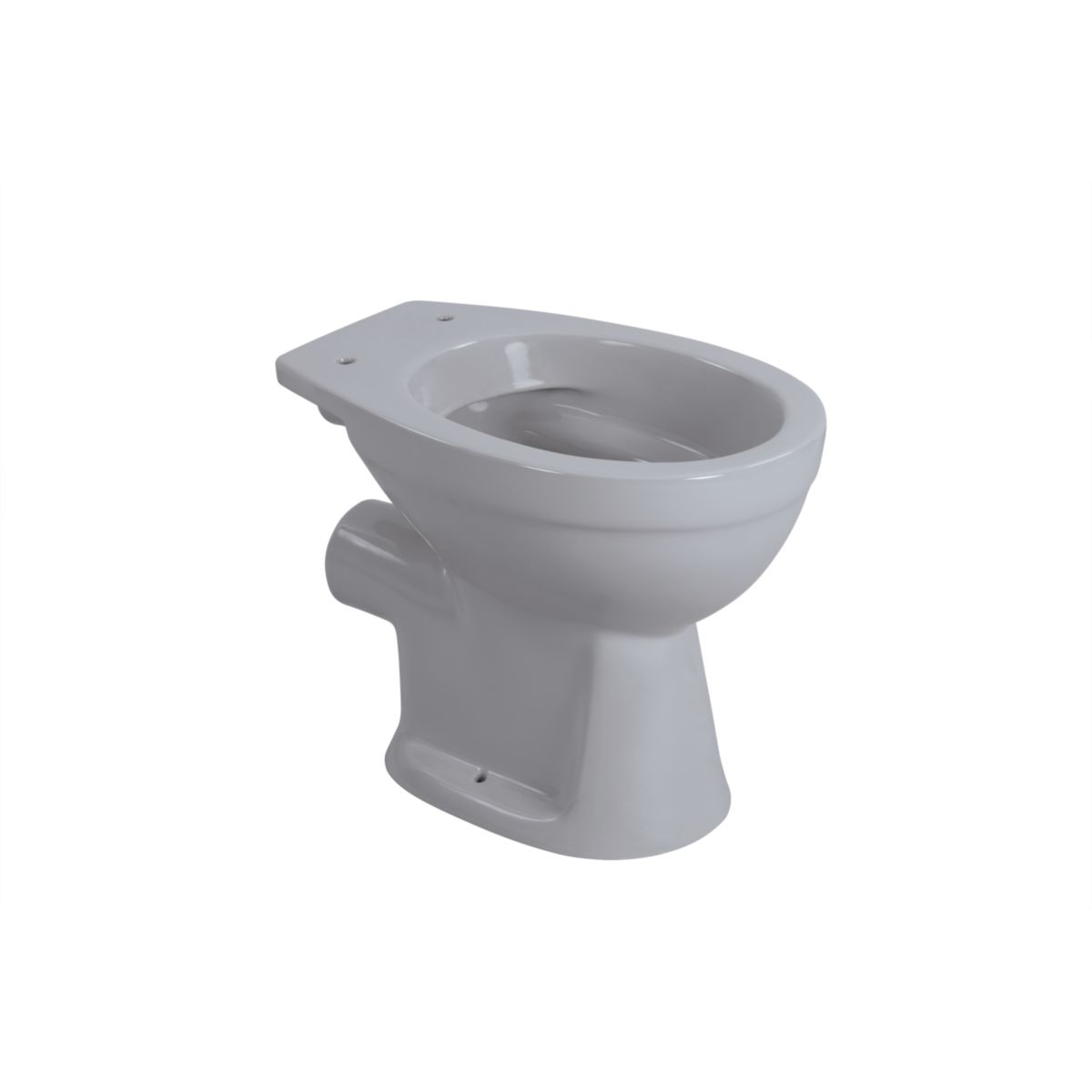 sanicomfort Stand-WC manhattan spülrandlos, Abgang waagrecht, Tiefspüler