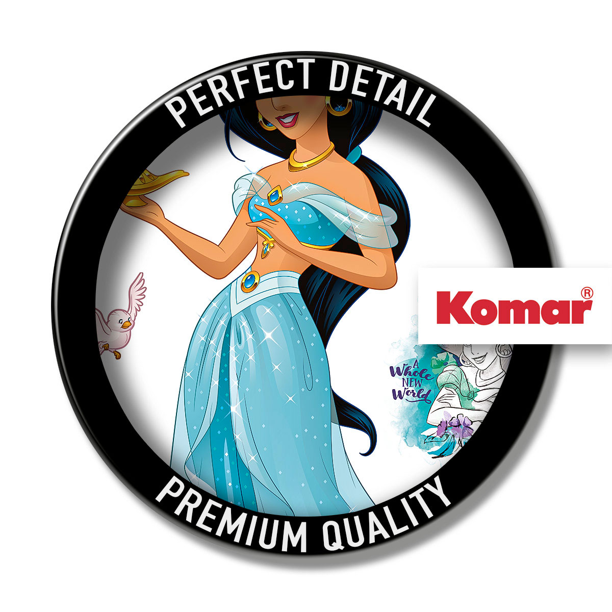 Komar  Selbstklebende Vlies Wandtattoo Jasmin XXL 127x200 cm Bild 3