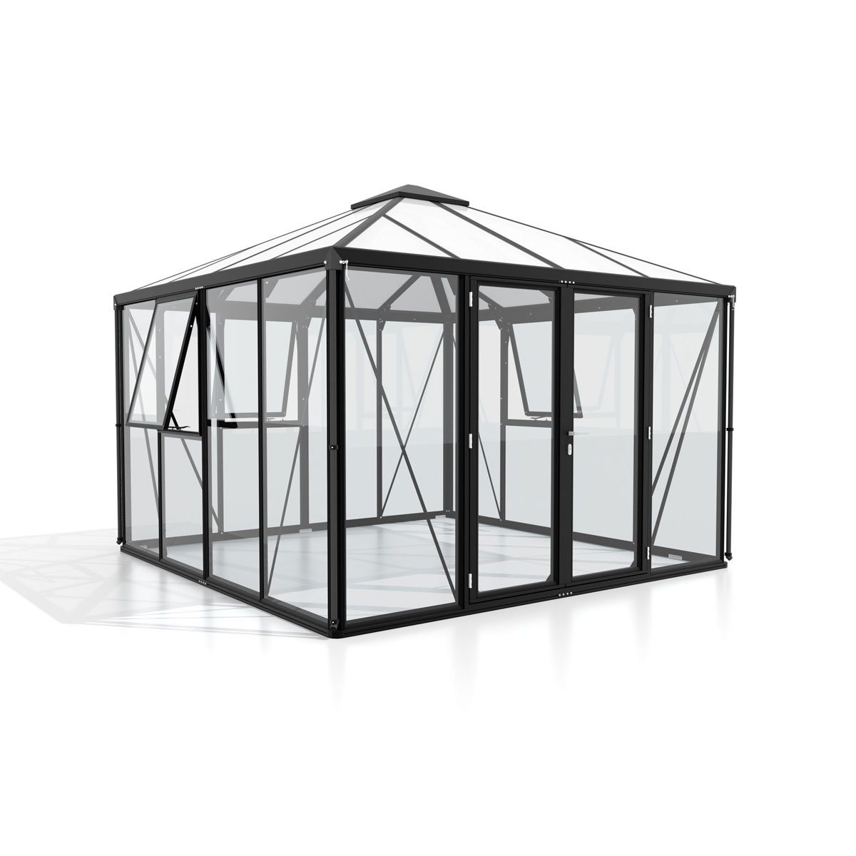 Vitavia Gewächshaus Jack Roof 10m² schwarz
