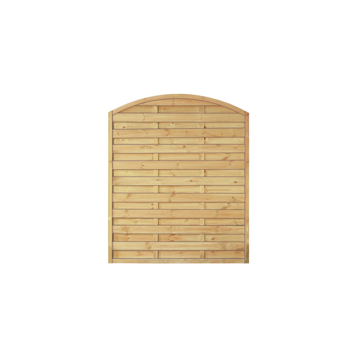 TETZNER & JENTZSCH Zaunserie „Maxi-Bogen“, grün, 150 x 180/160 cm, Rahmen 45/45 mm