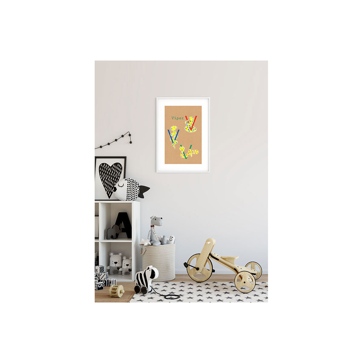 Komar  Wandbild ABC Animal V 40x50 cm Bild 5