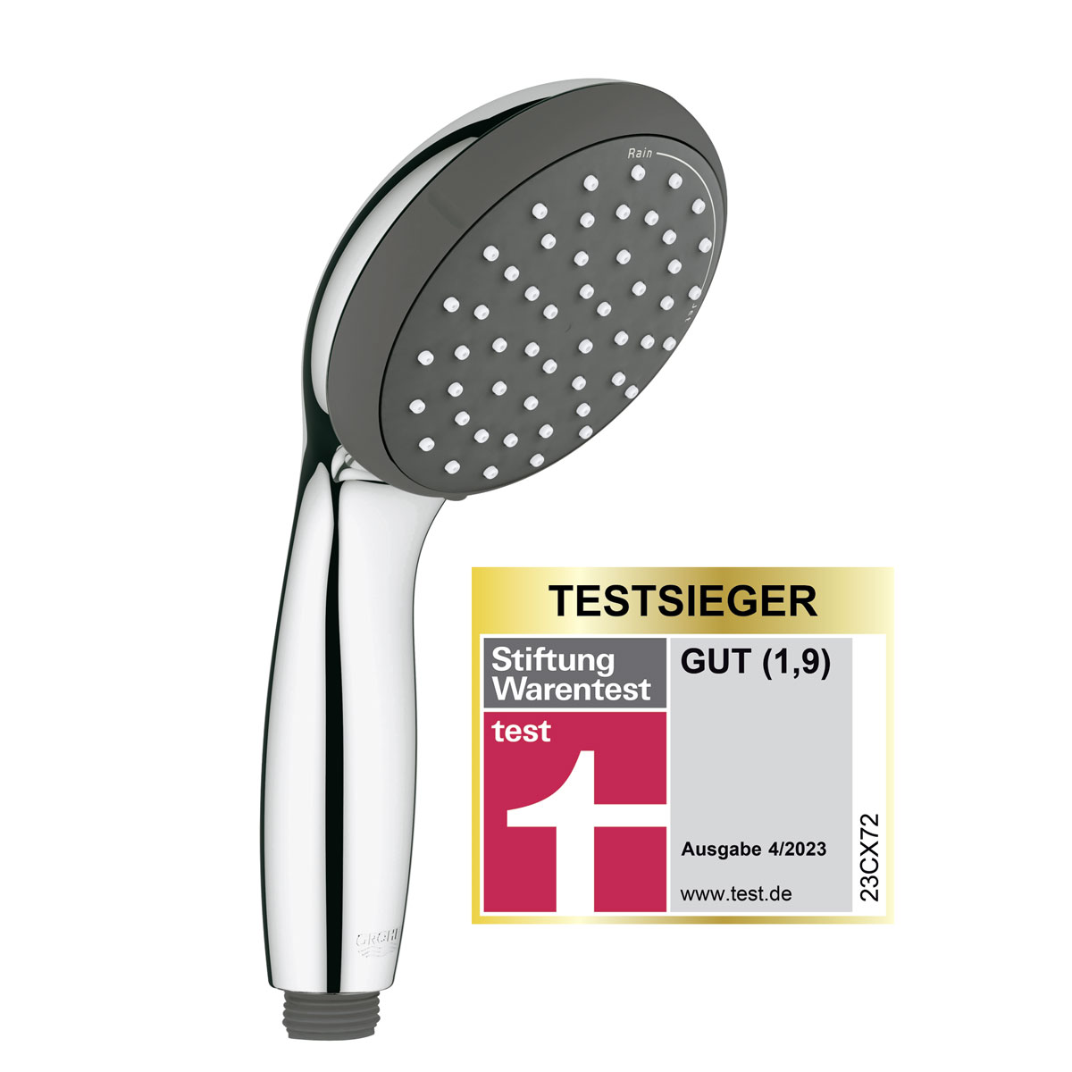 Germany product data sample: Grohe Handbrause Vitalio Start 100 HB 2 Strahlarten chrom