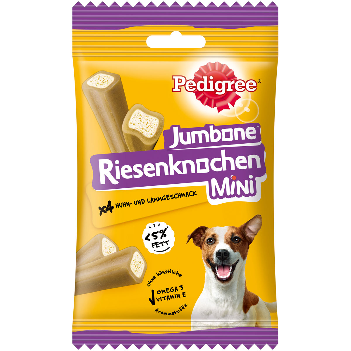 Pedigree Riesenknochen Mini mit Huhn und Lammgeschmack 160g