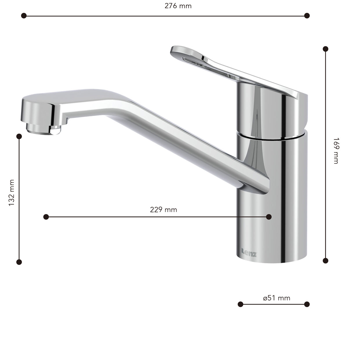 Lenz  Küchenarmatur MILA chrom Bild 6