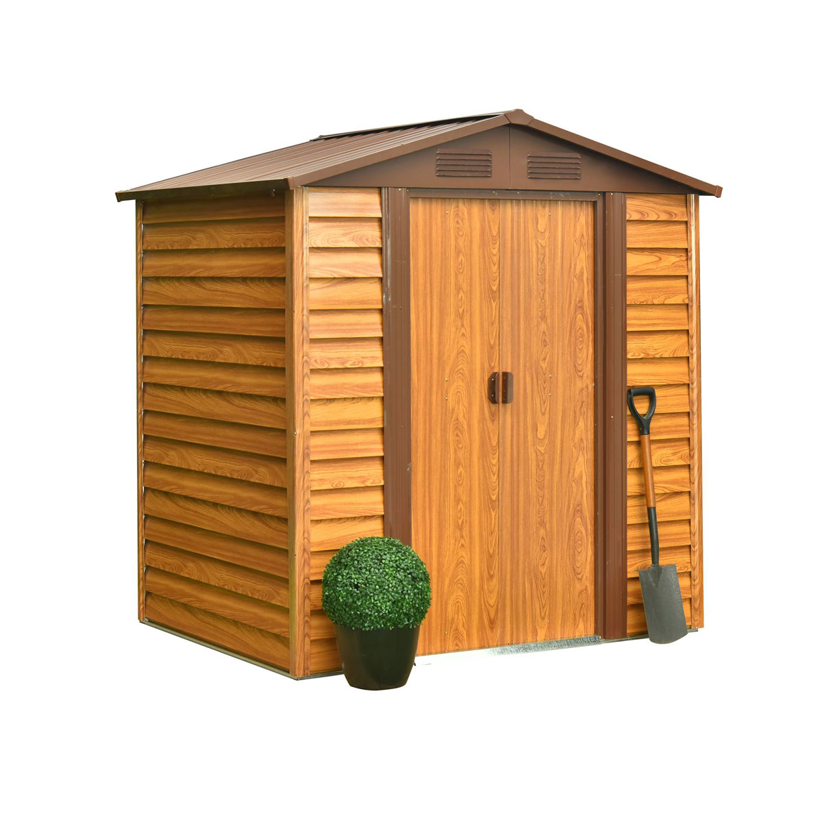 Pergart Gerätehaus Frankfurt II 1,7m²holzoptik