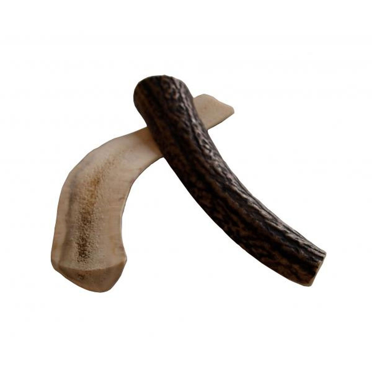 Dog Chewies Geweih-Snack Halb M