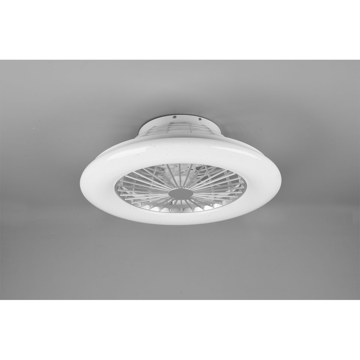 Reality LED-Deckenleuchte Stralsund mit Ventilator weiß Bild 1