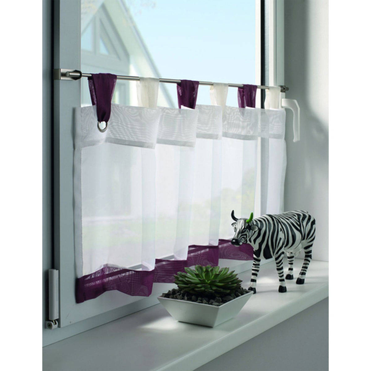 Gardinia Spannvitrage 120-160 cm Durchmesser 9 mm titan Bild 3
