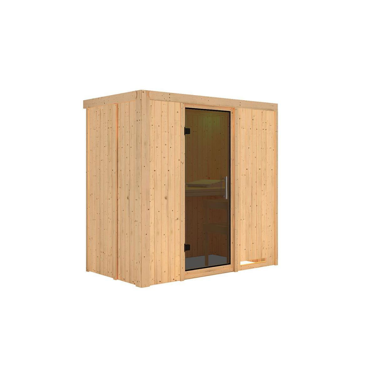 Karibu Variado Fronteinstieg ohne Zubehör kein Kranz Graphittür Bild 2