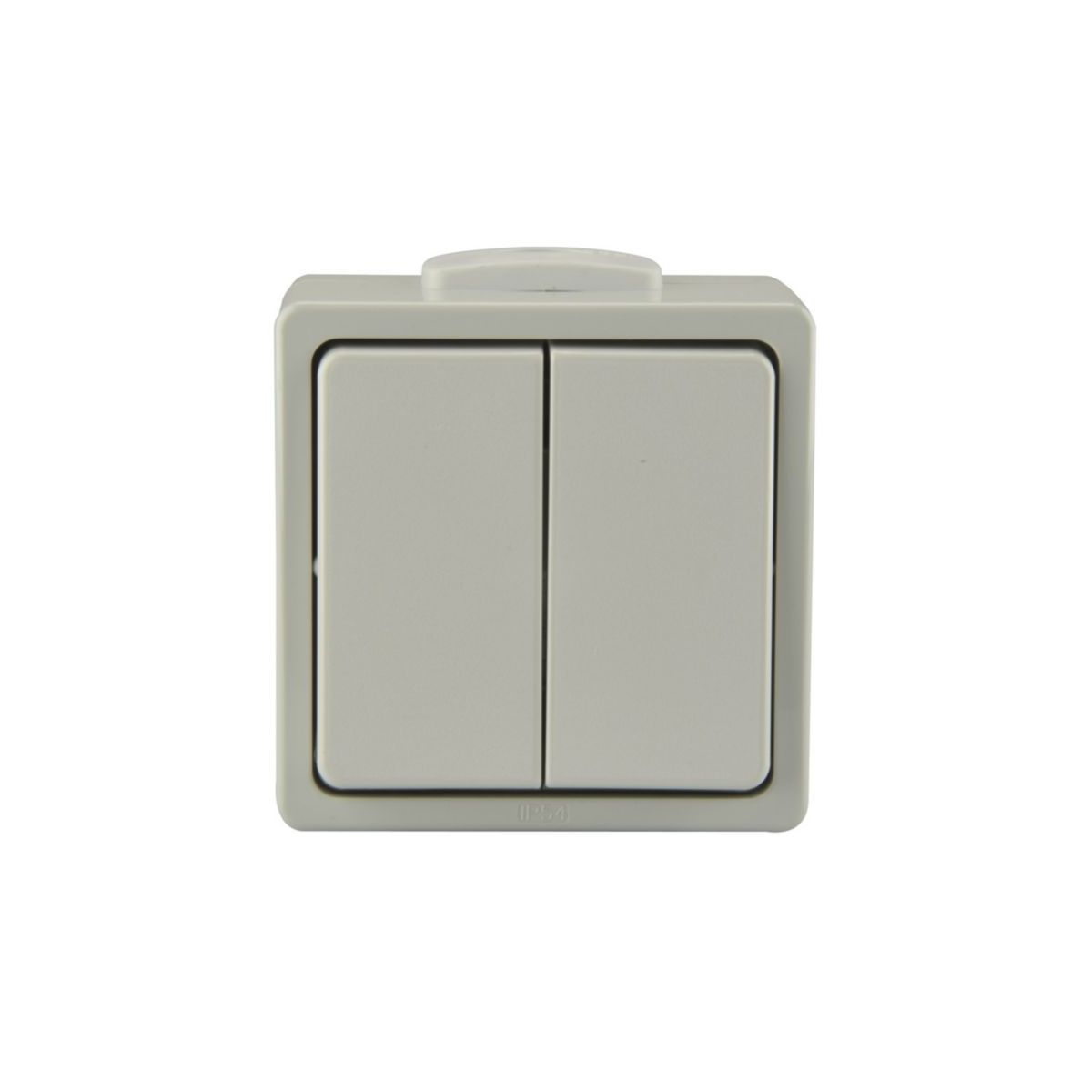 Serienschalter grau AP FR Aquarius