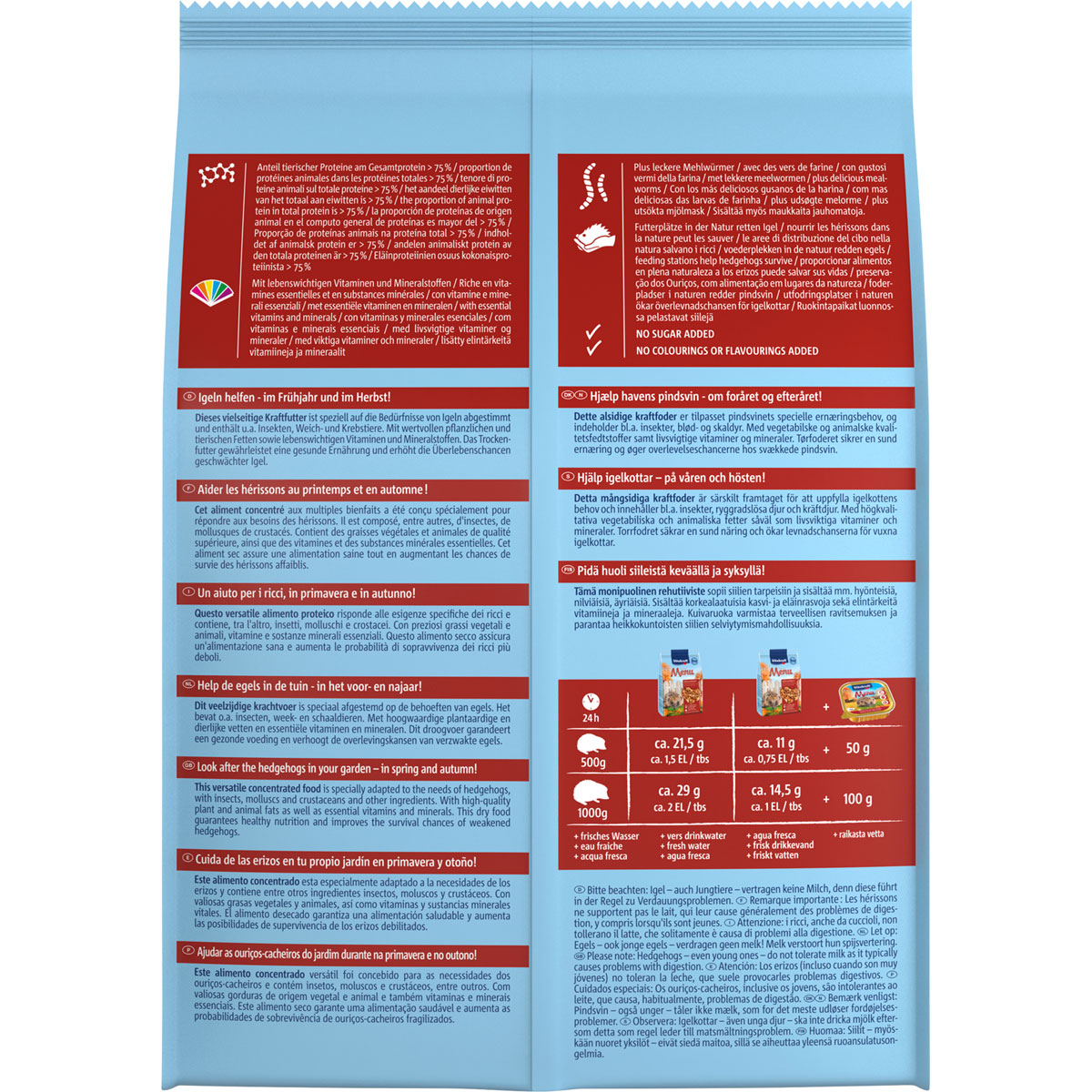 Vitakraft Igelfutter Premium Menu trocken 2,5 kg Bild 3