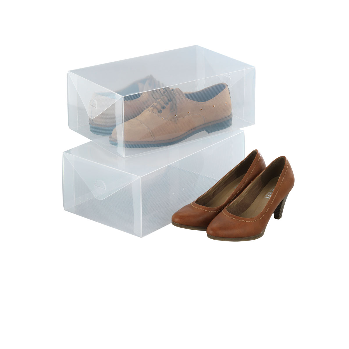Wenko Aufbewahrungsbox transparent 2er Set Bild 2