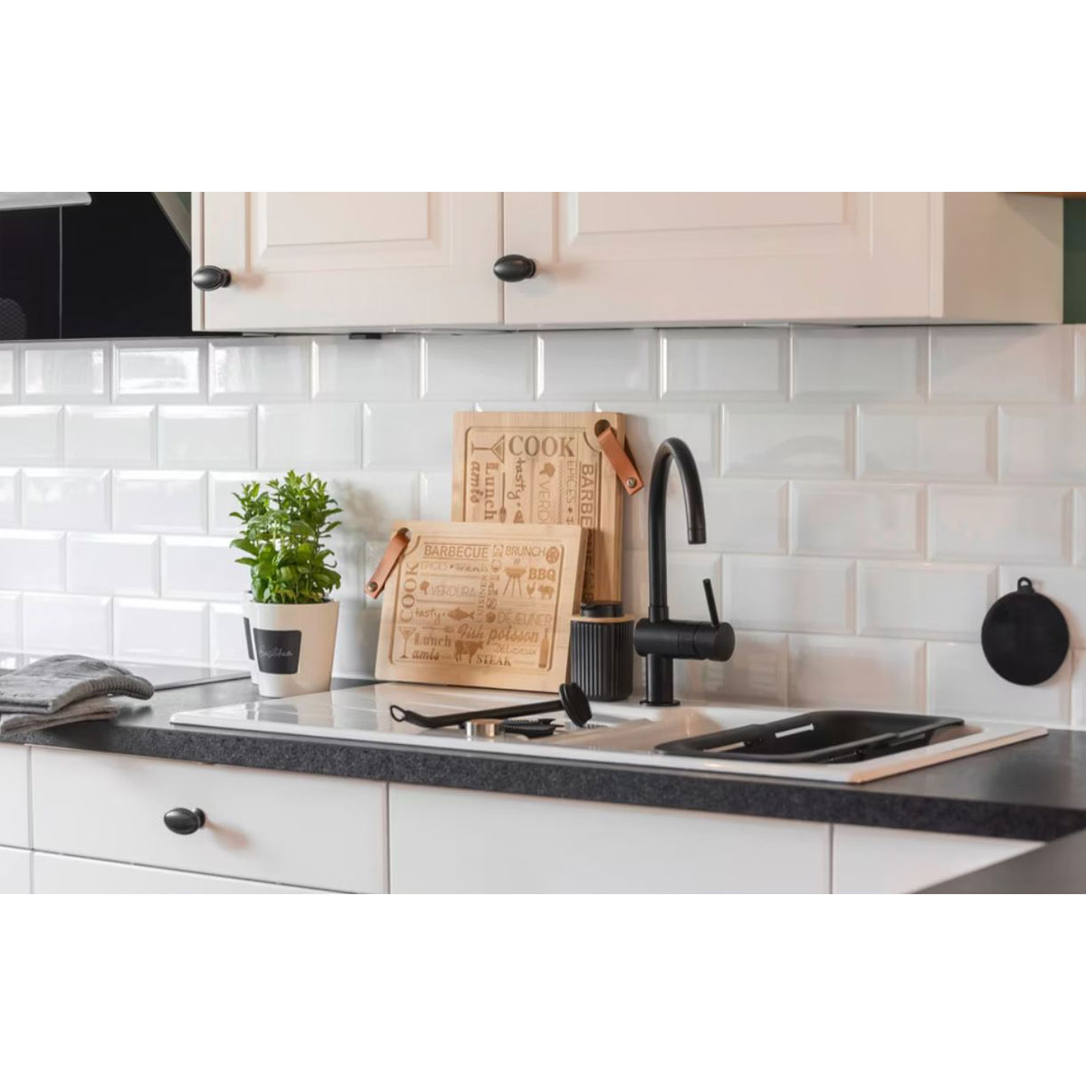 Wenko Silikon Spülschwamm Mod. Soft Schwarz 2er Set Geschirrschwamm mit feiner Noppenstruktur Bild 3