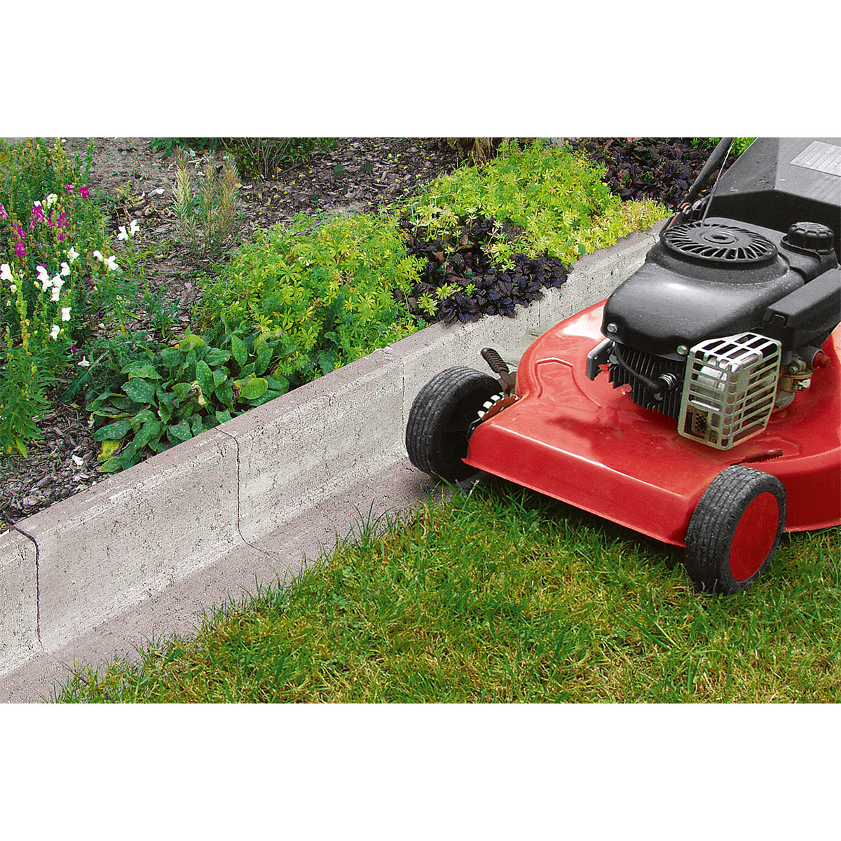 Lusit  Rasenkante Mähbord 15 x 15 x 24,4 cm grau Bild 2