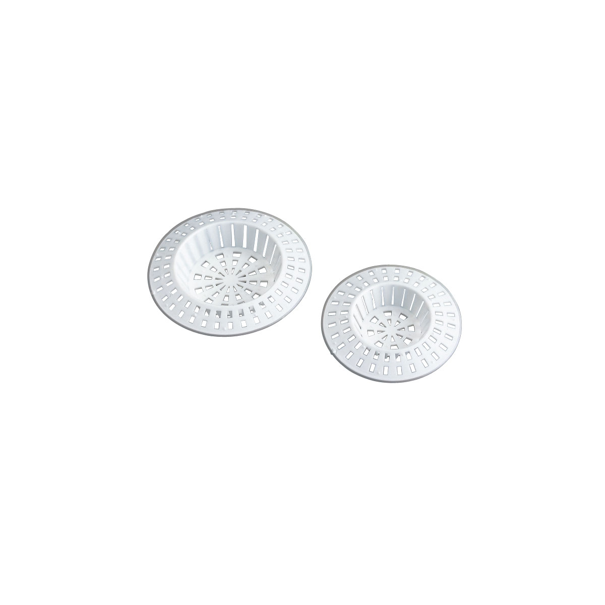 Wenko Abfluss-Sieb weiß 4er Set