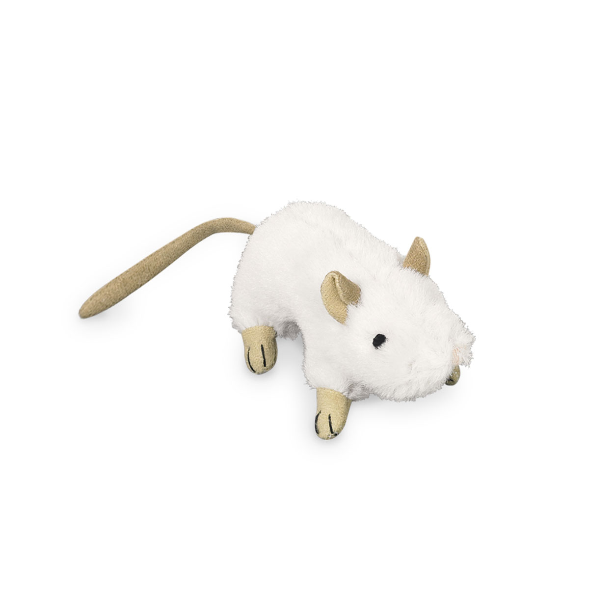 Nobby Plüsch Maus weiß 10 cm