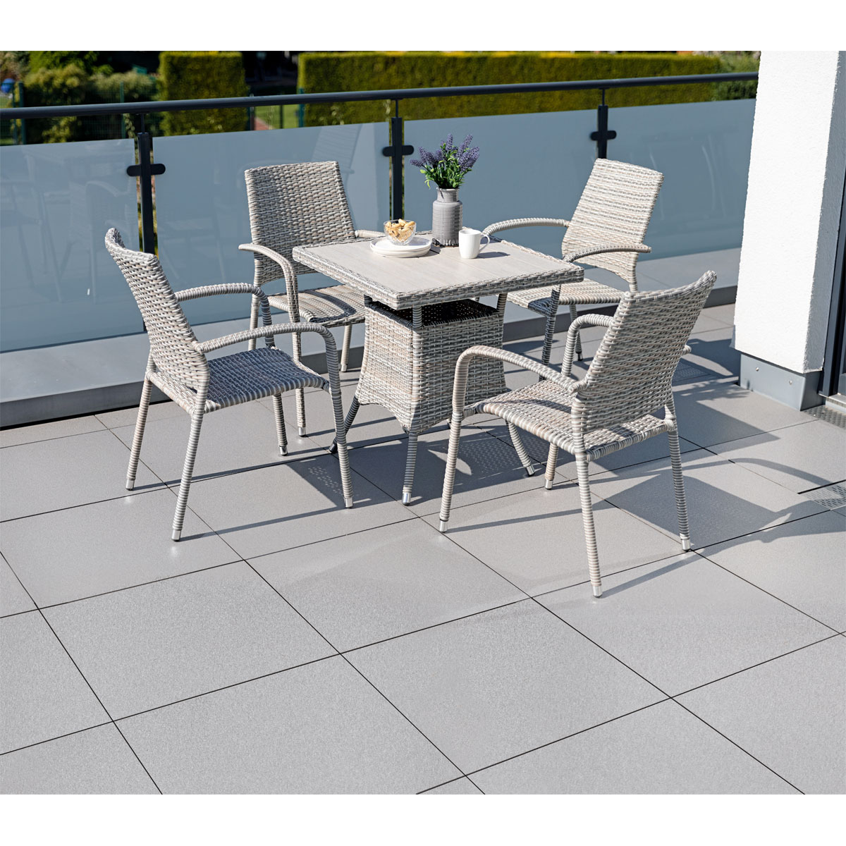 Haveson Bistrotisch Milano grau-meliert Bild 3