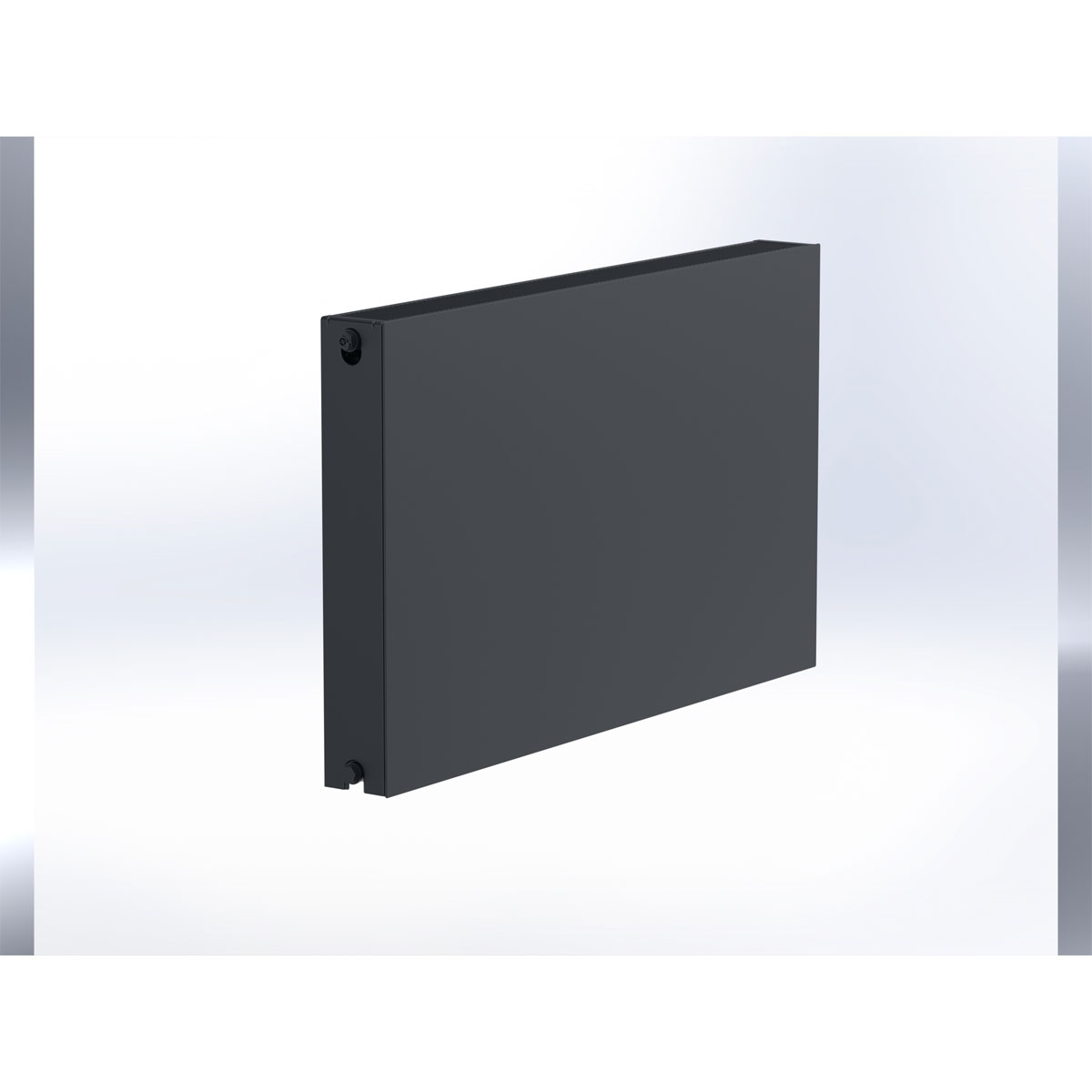 sanicomfort  Planheizkörper Set Typ DK22 60 x 140 cm schwarz matt RAL 9005 Bild 13