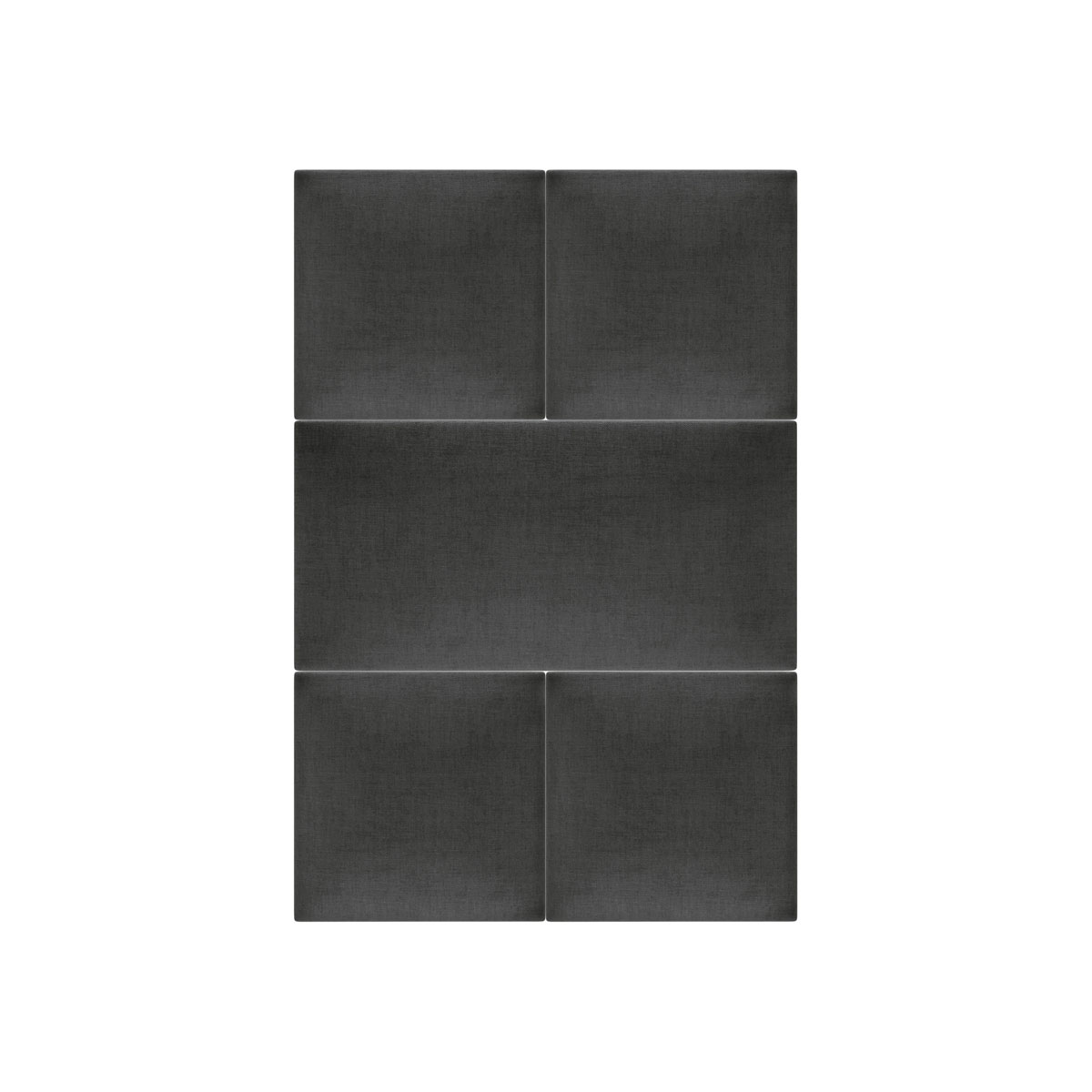 Mollis Polsterpaneele schwarz-grau 60 x 30 cm Bild 4