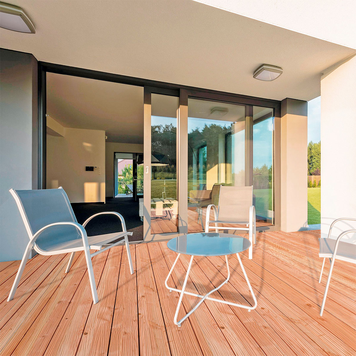 Rettenmeier Bodendiele Douglasie glatt/strukturiert 300 x 14,5 x 2,8 cm Bild 2