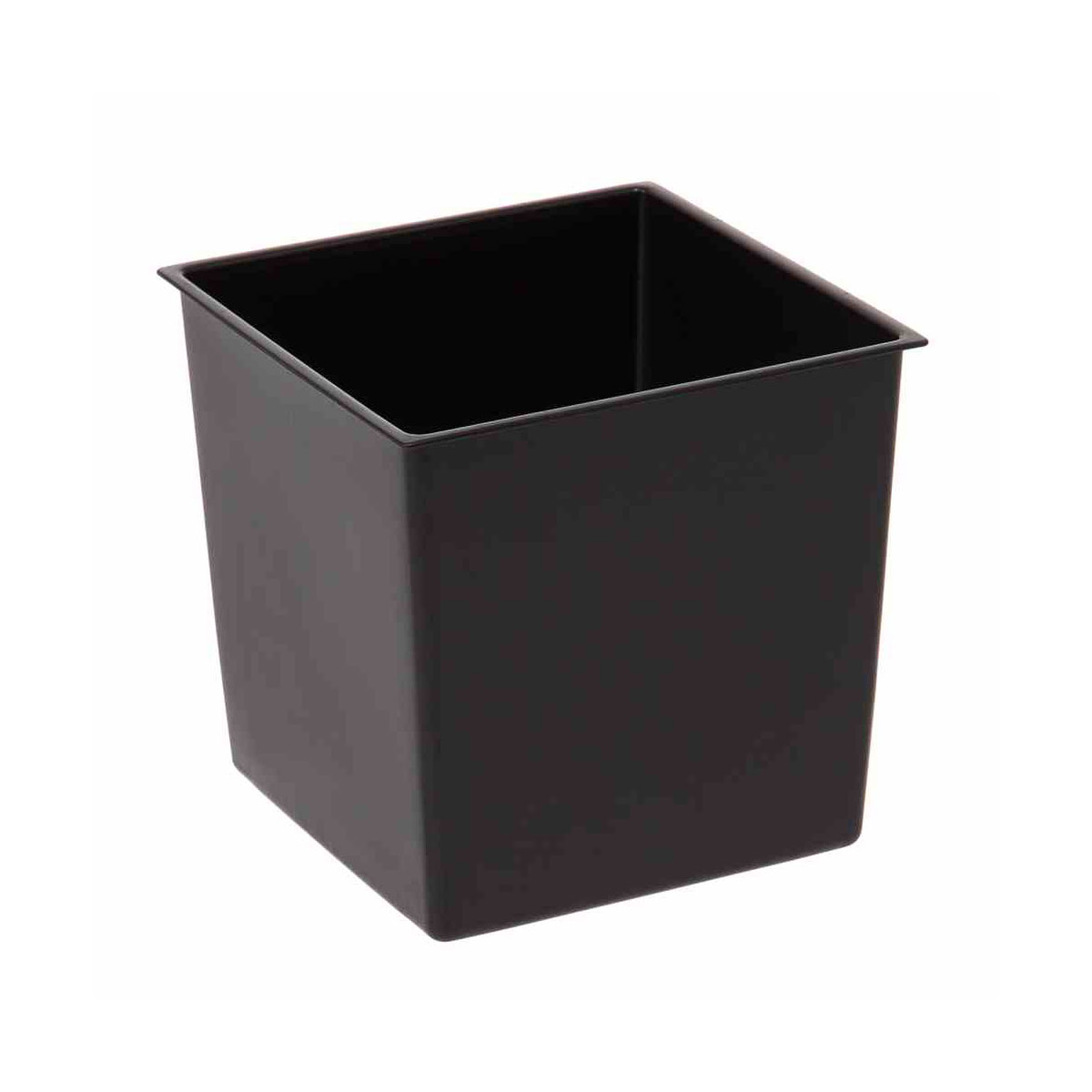 Siena Garden Pflanzgefäß Biron 25 x 25 x 26 cm graphit Rillenoptik Bild 2