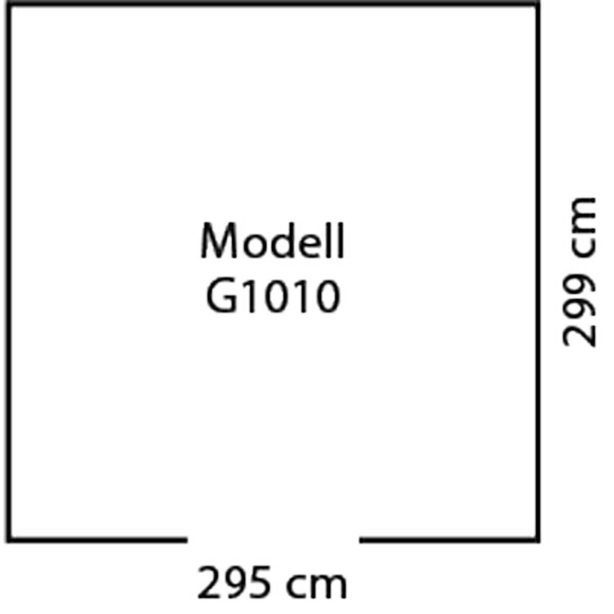 Globel Gerätehaus Dream 8,8m² silber Bild 4