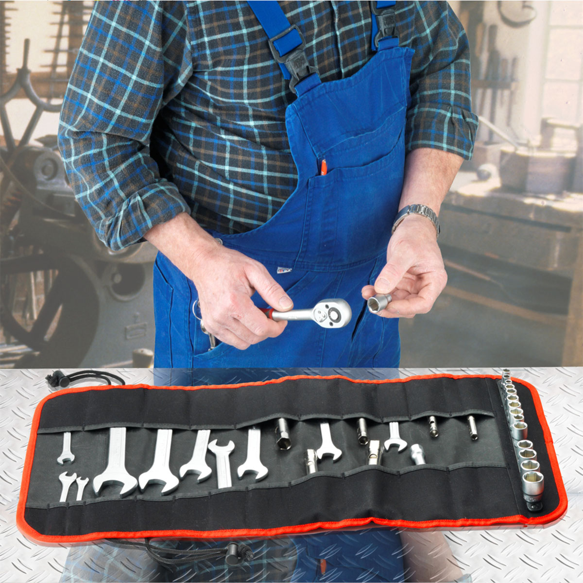 Connex  Werkzeugrolltasche 22 Fächer Bild 2