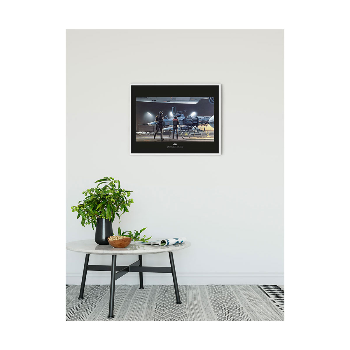 Komar  Wandbild Star Wars Classic Yavin Y-Wing 40x30 cm
