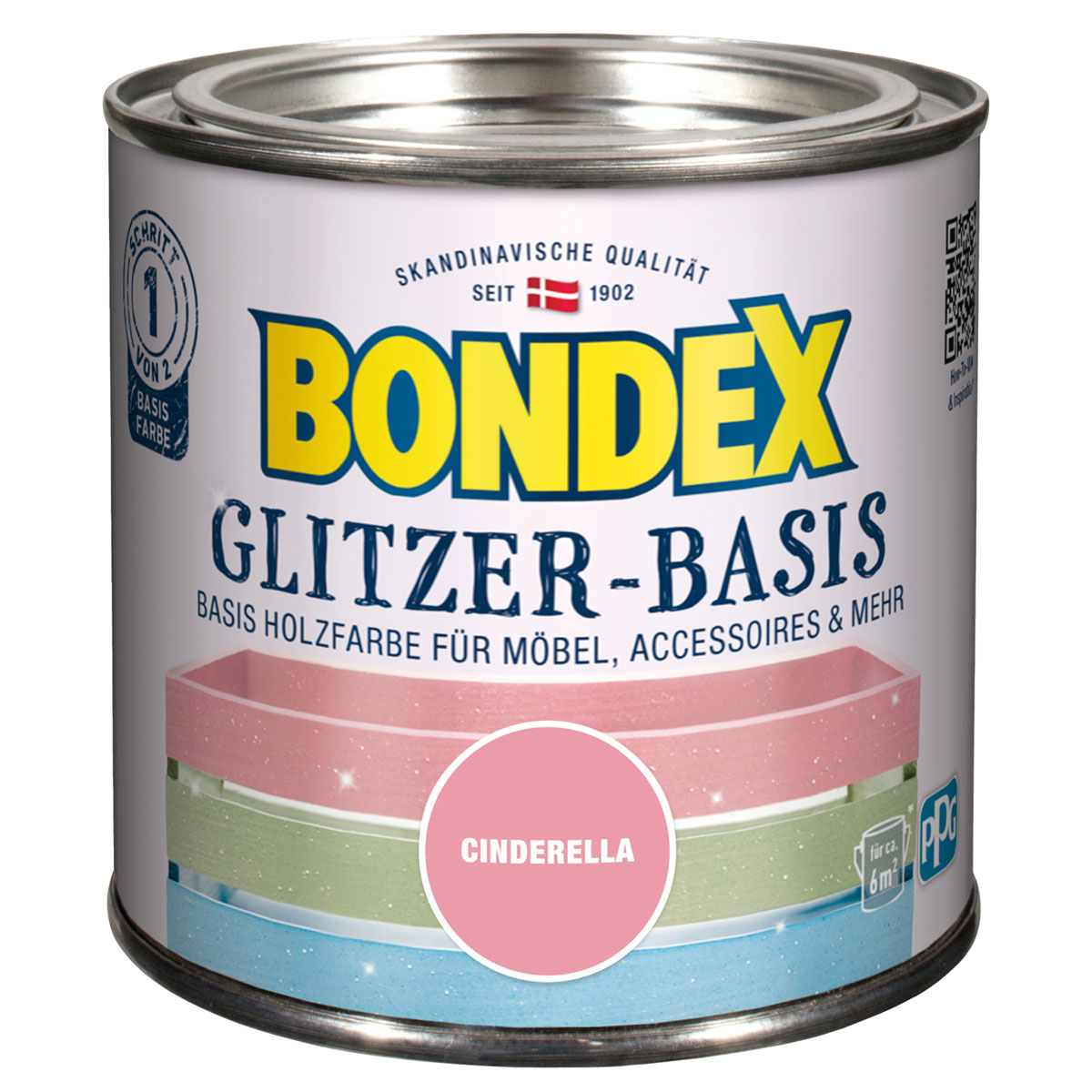Bondex Glitzer-Basis Cinderella 500 ml Bild 1