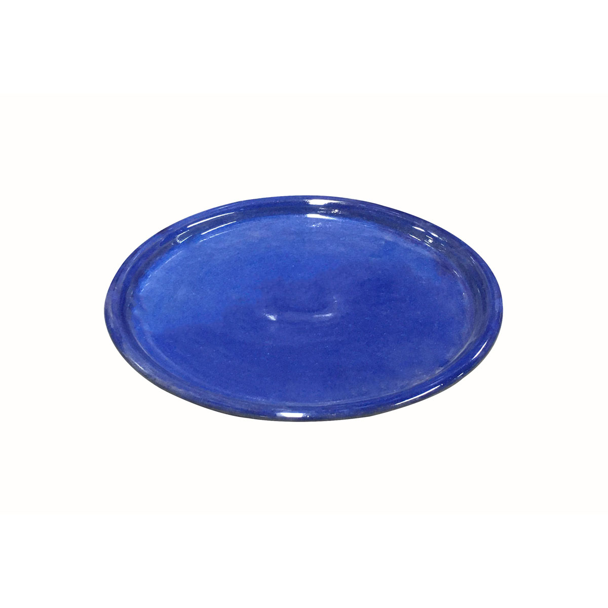 Haveson Untersetzer Bern blau glasiert Durchmesser 22 x 2,5 cm