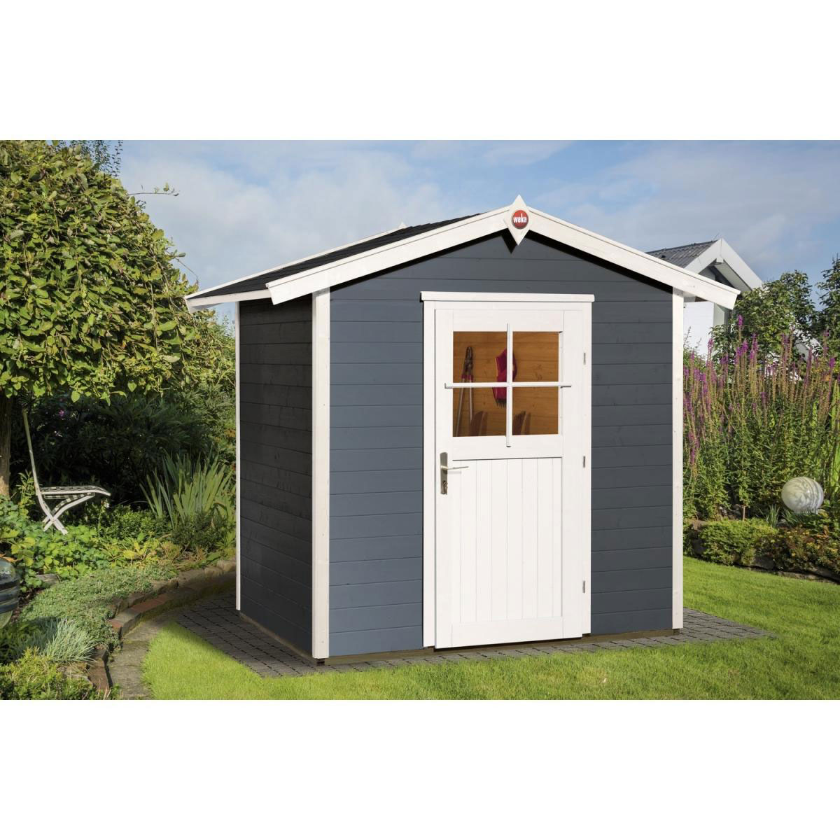 Weka Gartenhaus 223 Größe 1 schwarz Bild 1