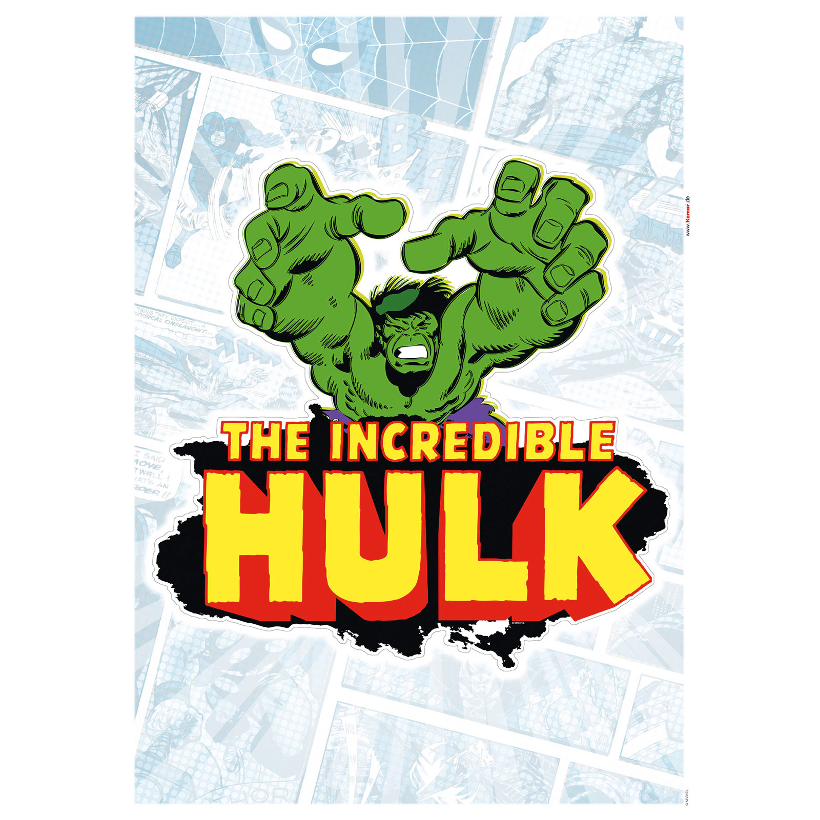 Komar  Wandtattoo Hulk Comic Classic 50x70 cm Bild 2