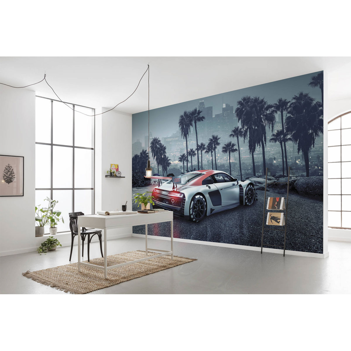 Komar  Papier Fototapete Audi R8 L.A. 368x254 cm