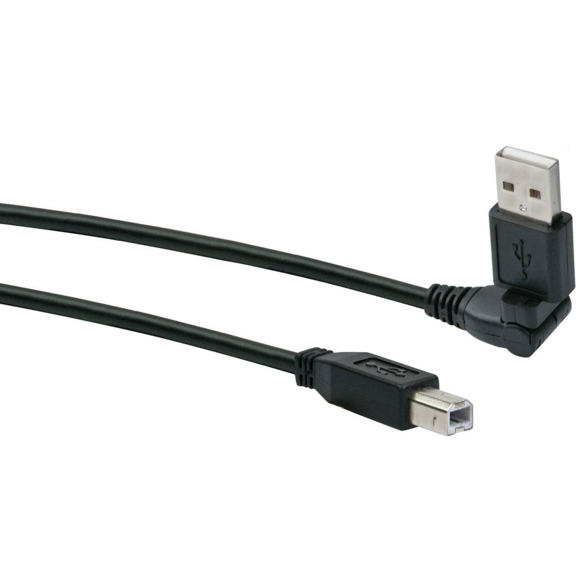 Schwaiger USB 2.0 Standard B Anschlusskabel 3 m schwarz Bild 2