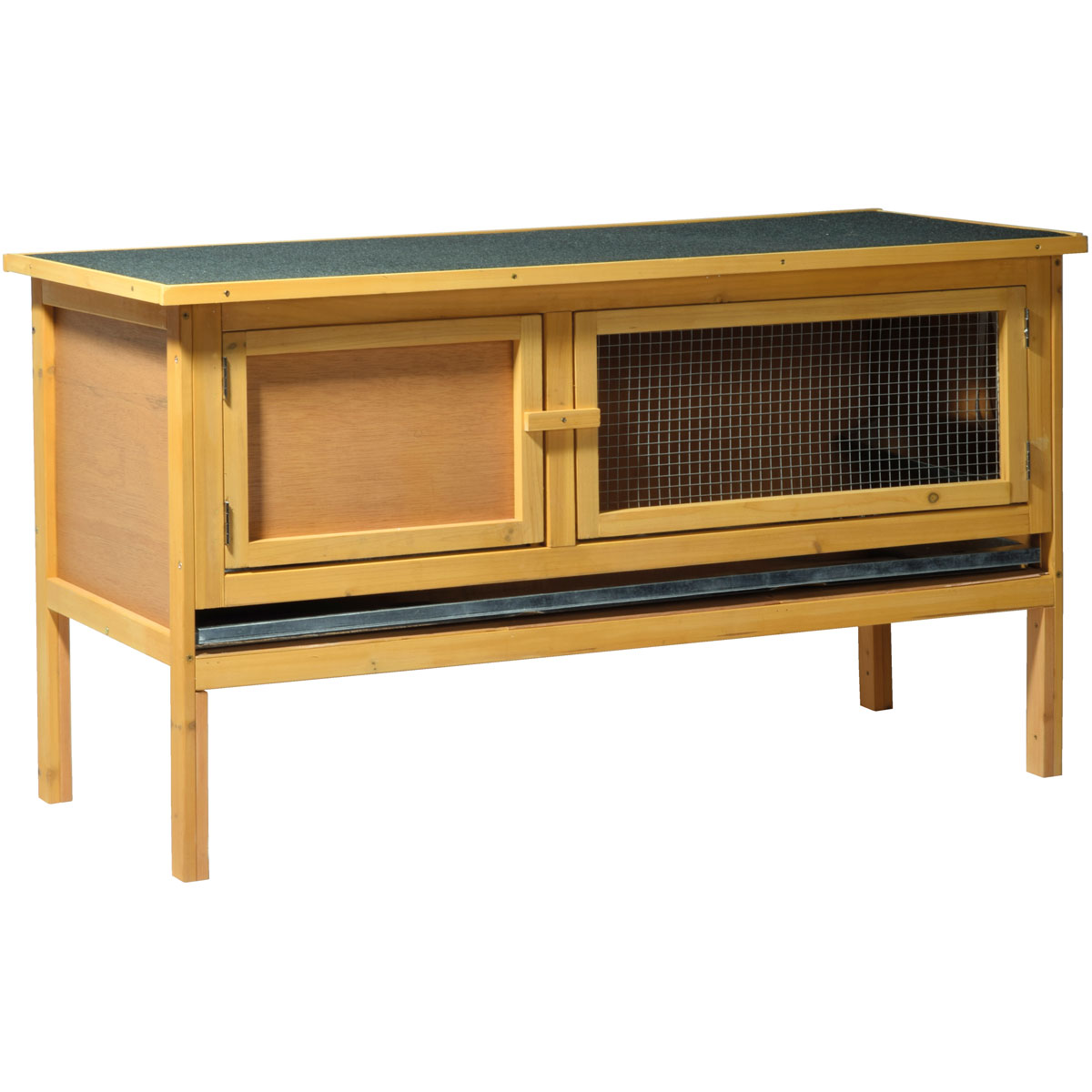 dobar Kleintierstall 115 x 45 x 66 cm natur