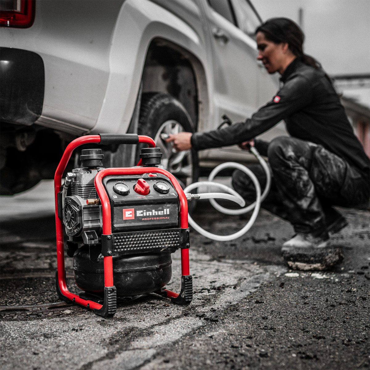 Einhell Professional Akku-Kompressor SILENZZO 36/210 Bild 5